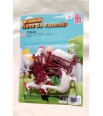 KIT DE ANIMAIS Aves da Fazenda com 10 peças - Coluna